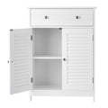 Schmaler Badschrank, Aufbewahrungsschrank, mit Schublade