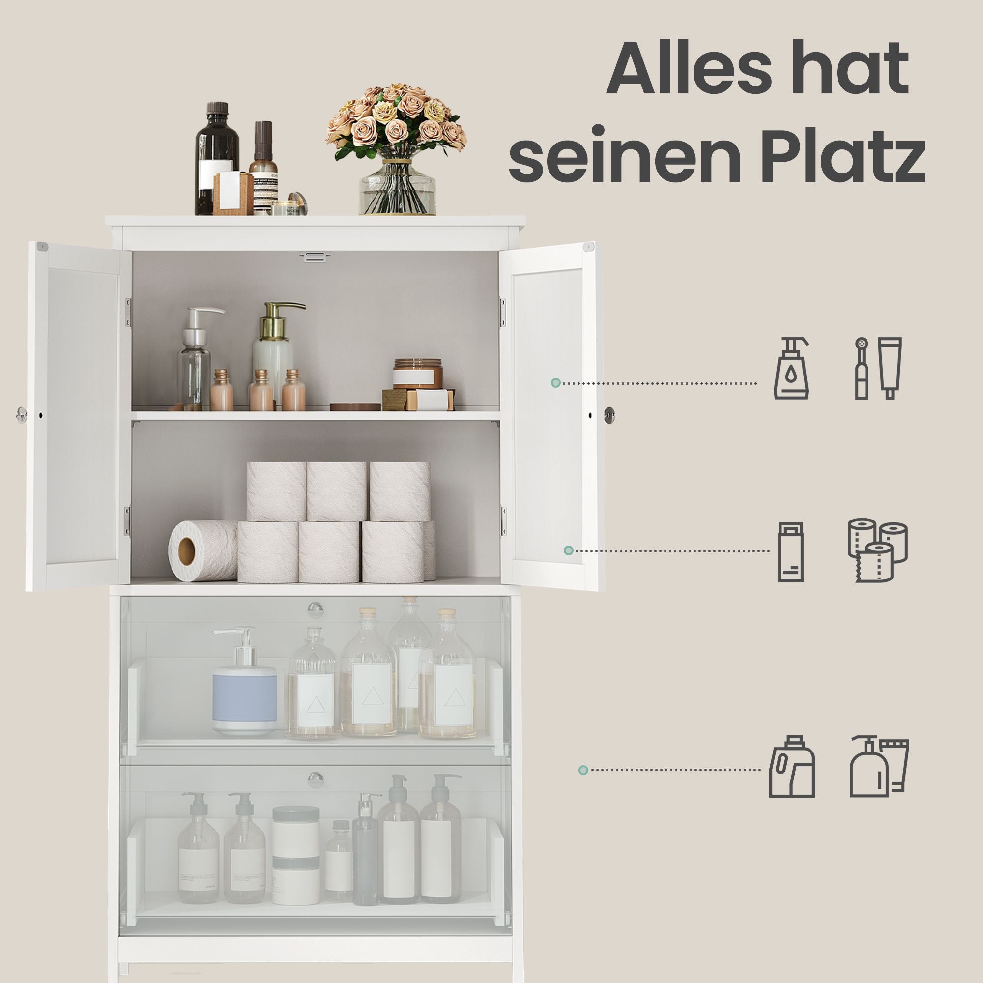 Badezimmerschrank, Badschrank, Küchenschrank