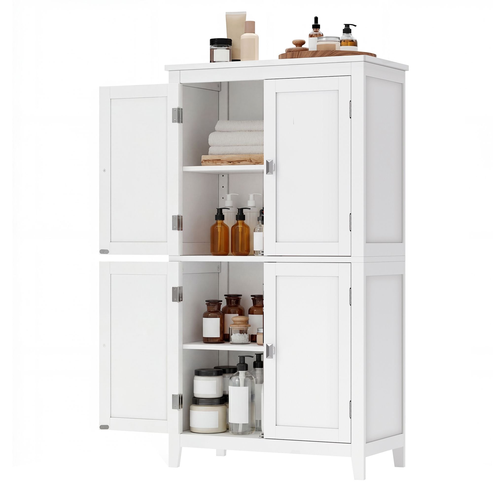 Badezimmerschrank, Badschrank, Küchenschrank mit 4 Türen