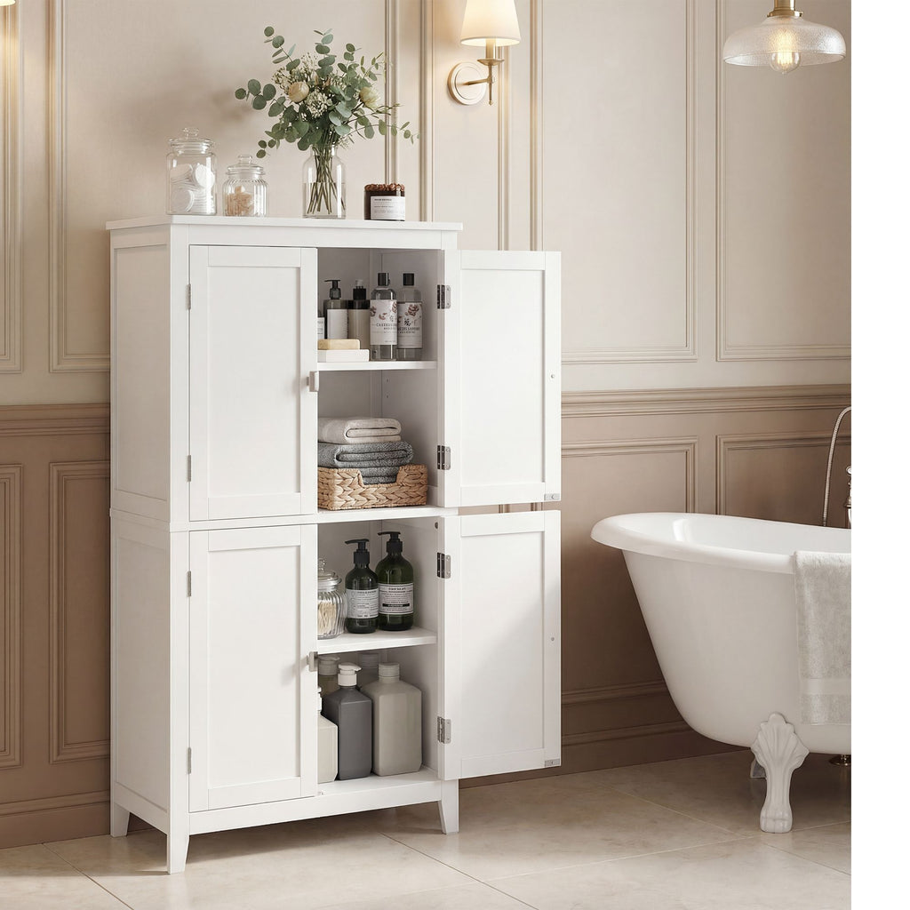 Badezimmerschrank, Badschrank, Küchenschrank mit 4 Türen