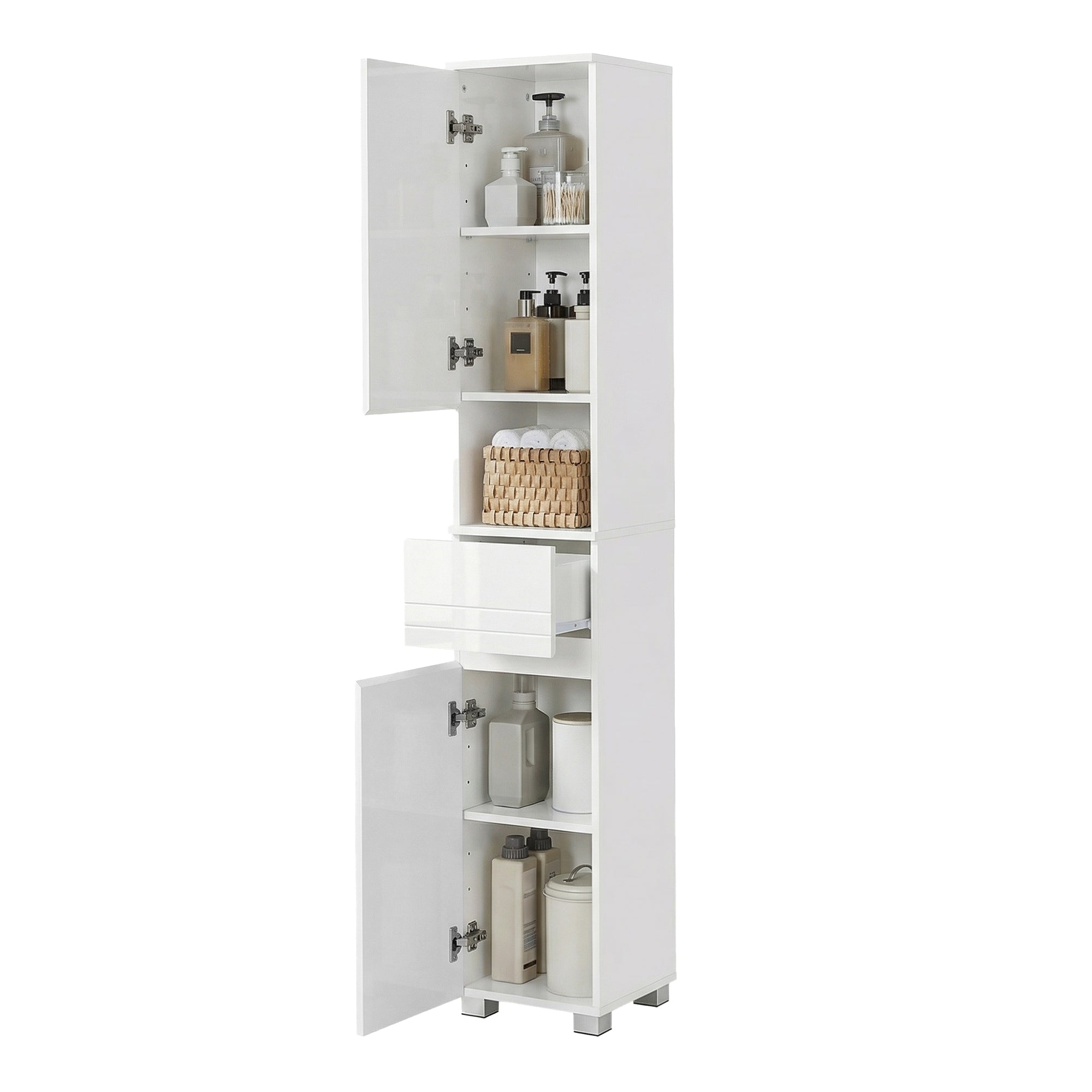 Badezimmerschrank, Badschrank, Badezimmermöbel mit Einer Schublade