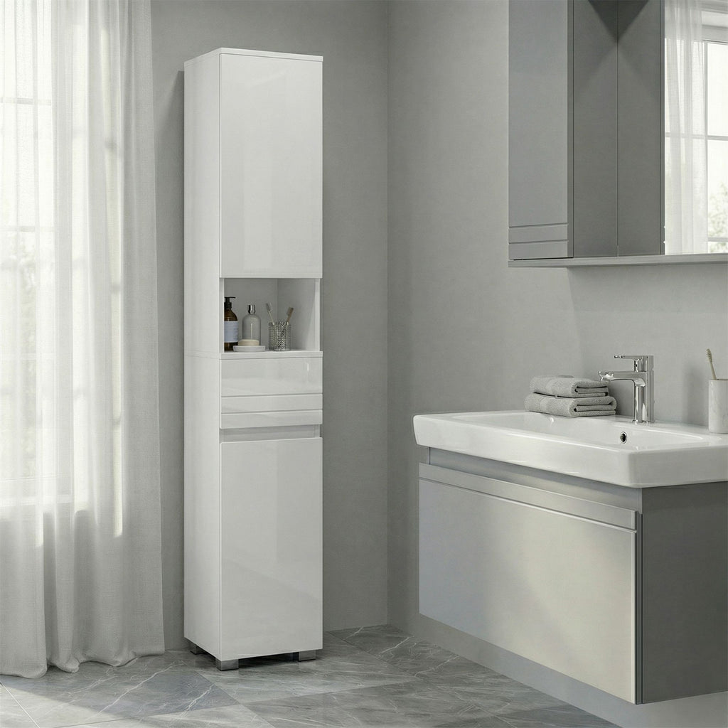 Badezimmerschrank, Badschrank, Badezimmermöbel mit Einer Schublade