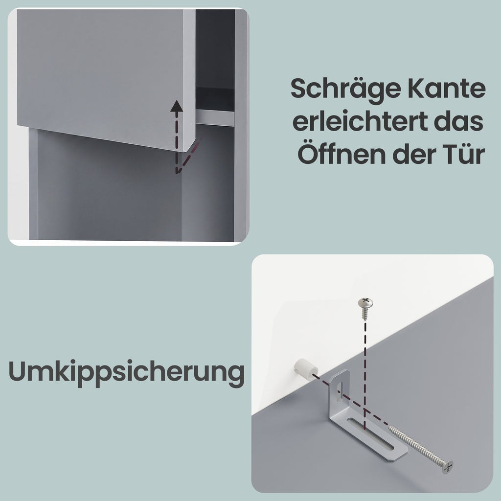 Badezimmerschrank, Badschrank, Badezimmermöbel mit Einer Schublade