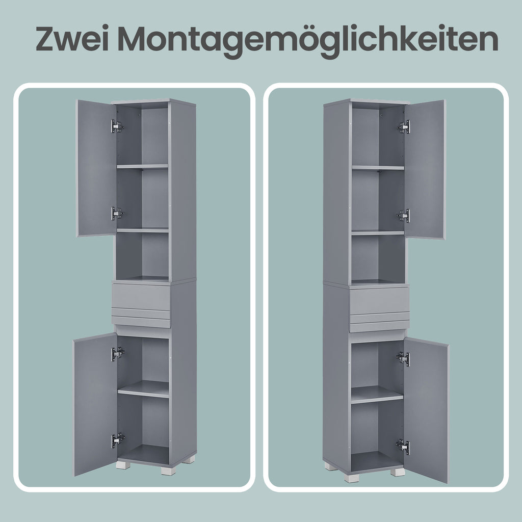 Badezimmerschrank, Badschrank, Badezimmermöbel mit Einer Schublade