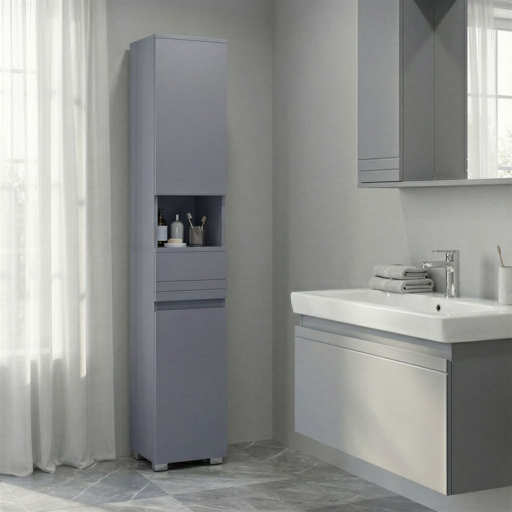 Badezimmerschrank, Badschrank, Badezimmermöbel mit Einer Schublade
