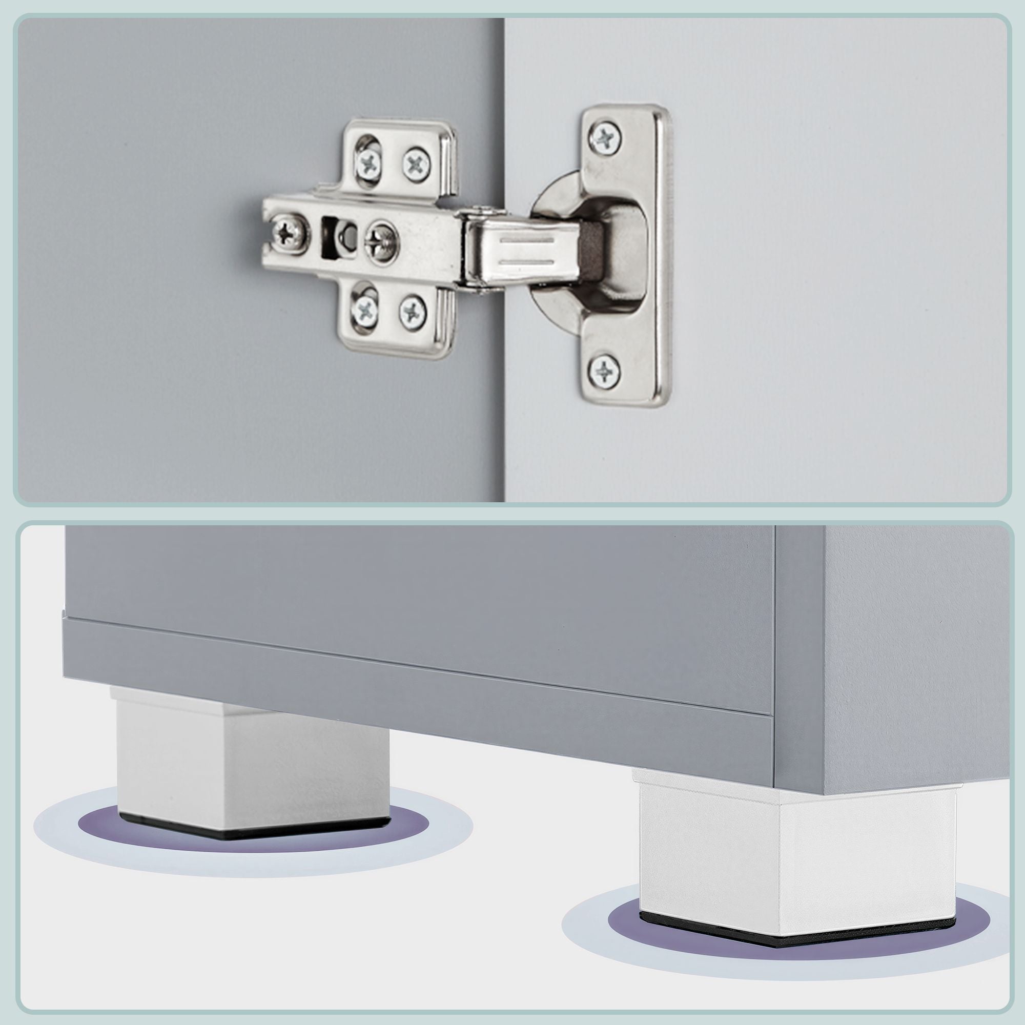 Badezimmerschrank, Badschrank, Badezimmermöbel mit Einer Schublade
