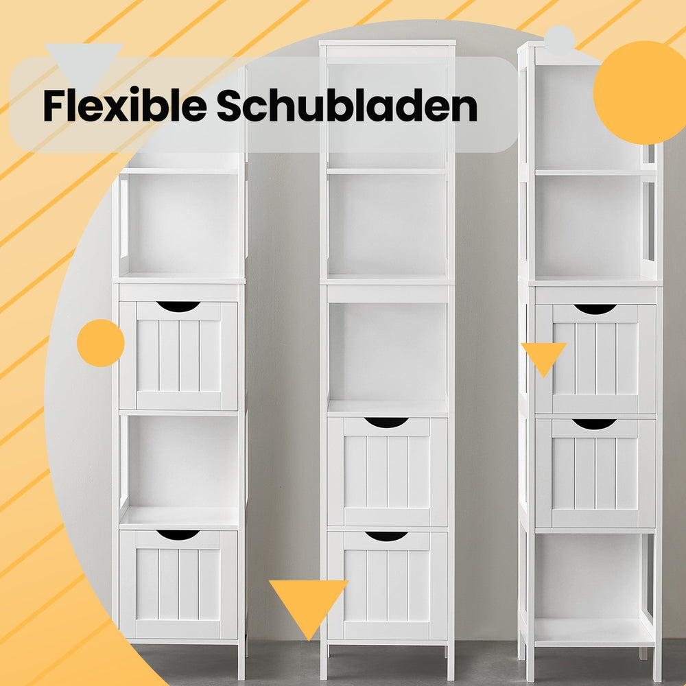 Badezimmerschrank, Schrank freistehend, Badezimmermöbel