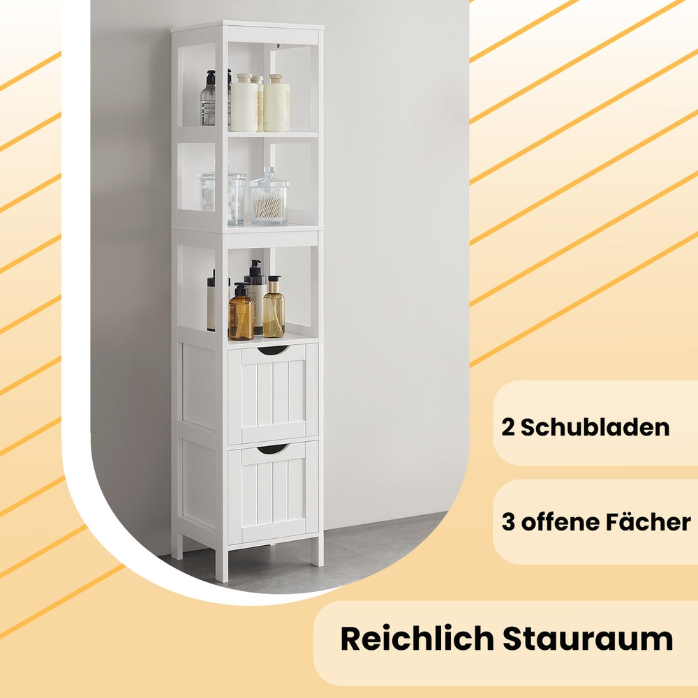 Badezimmerschrank, Schrank freistehend, Badezimmermöbel