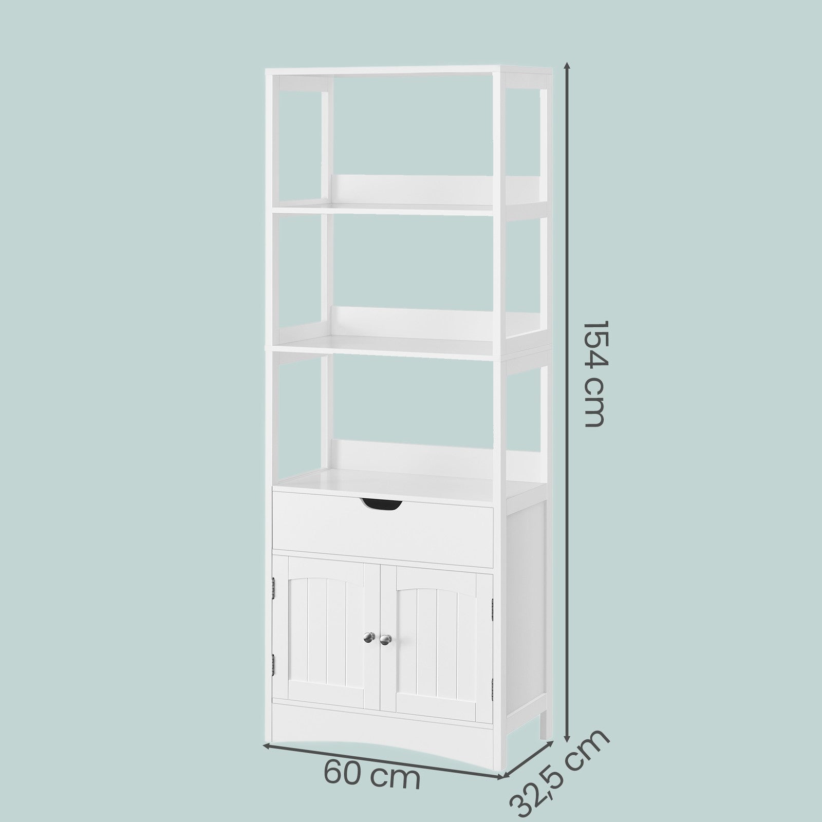Badschrank, Aufbewahrungsschrank, freistehend