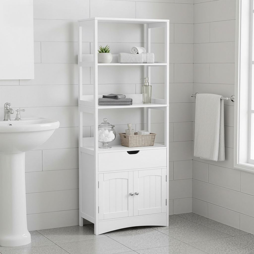 Badschrank, Aufbewahrungsschrank, freistehend