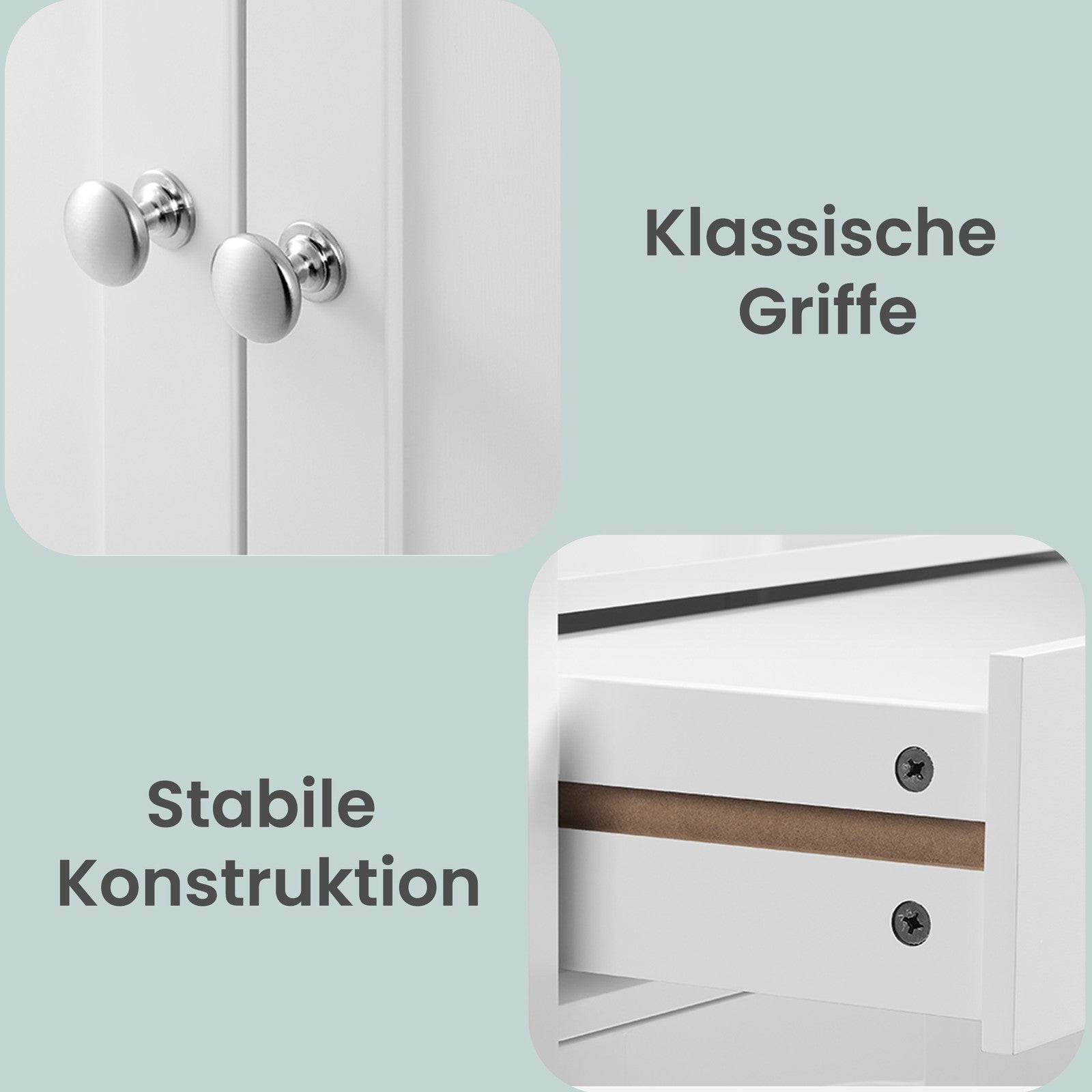 Badschrank, Aufbewahrungsschrank, freistehend