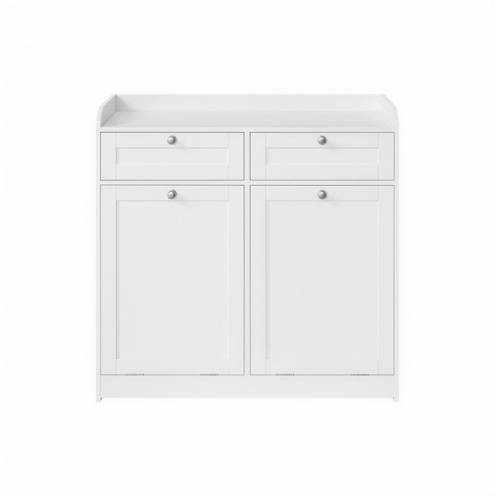Badschrank, mit 2 herausnehmbaren Wäschekörben, 2 Schubladen