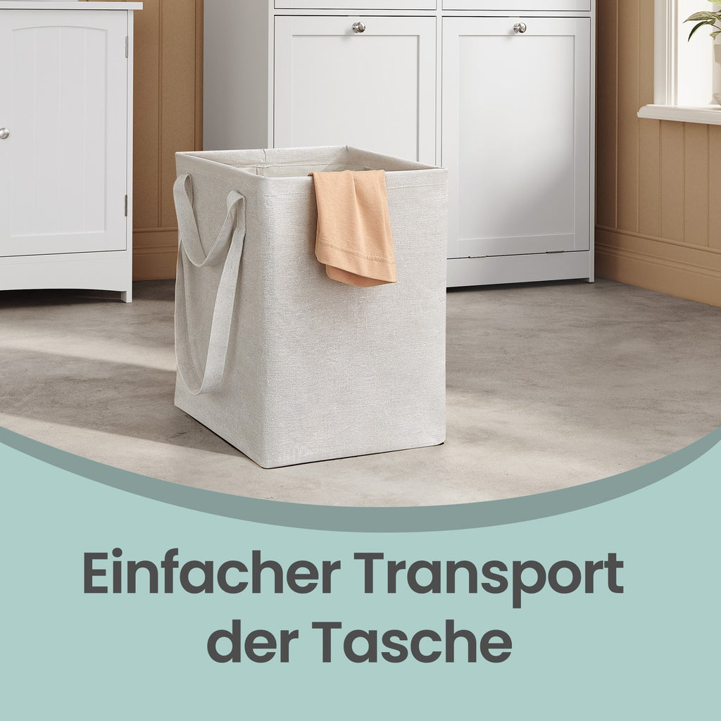 Badschrank, mit 2 herausnehmbaren Wäschekörben, 2 Schubladen