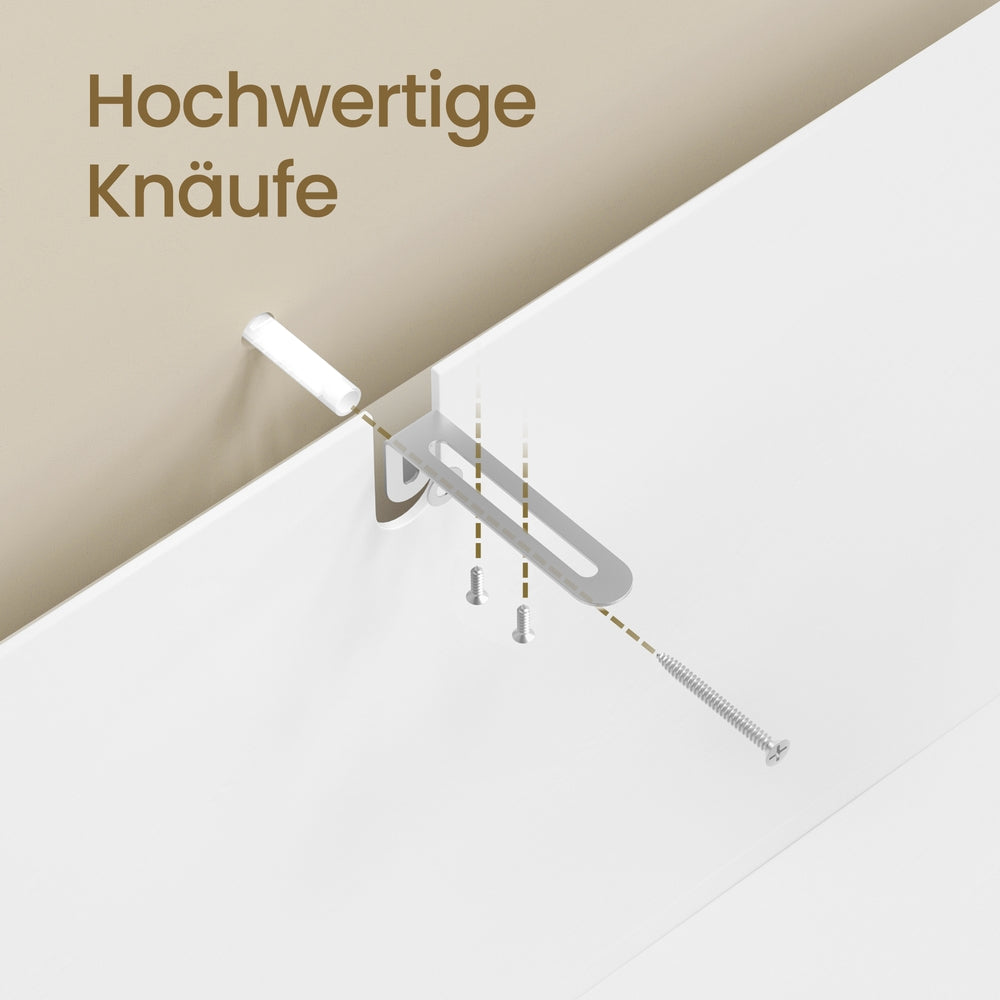 Badezimmerschrank mit verstellbaren Ablagen, Badschrank, Aufbewahrungsschrank