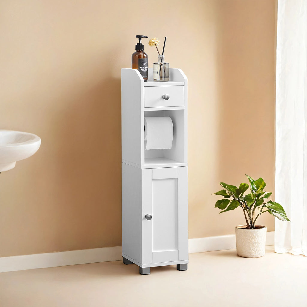 Schrank mit Toilettenpapierhalter