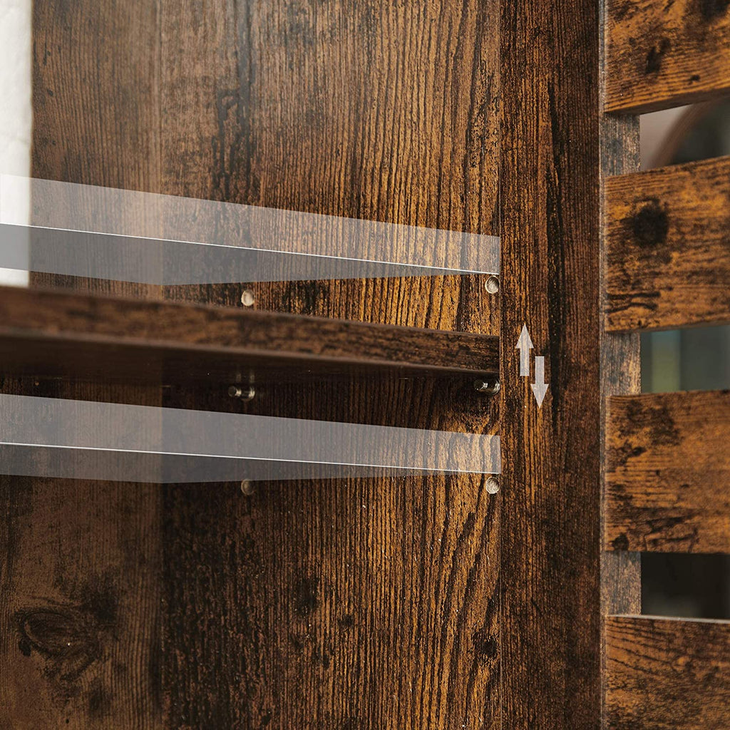 Hängeschrank mit 2 Türen Vintagebraun