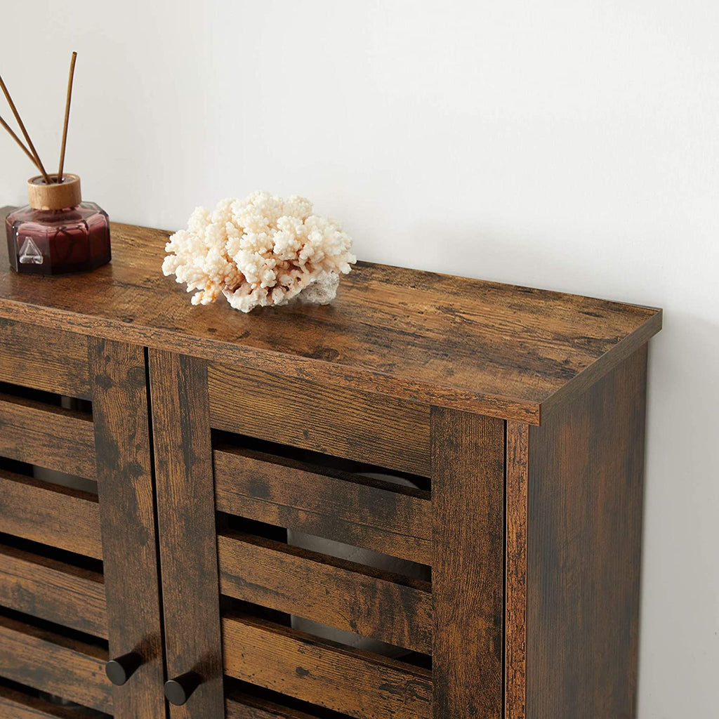 Hängeschrank mit 2 Türen Vintagebraun
