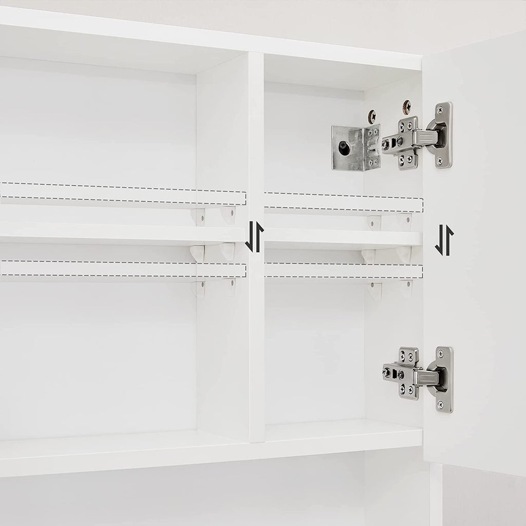 Spiegelschrank 54 x 15 x 55 cm weiß