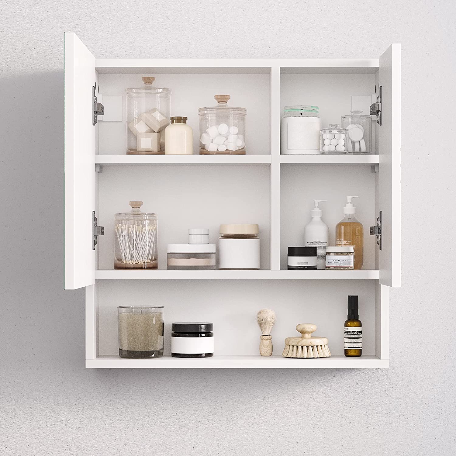 Spiegelschrank 54 x 15 x 55 cm weiß