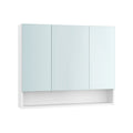 Badezimmerschrank mit 3 Türen 16,5 x 90 x 75 cm wolkenweiß