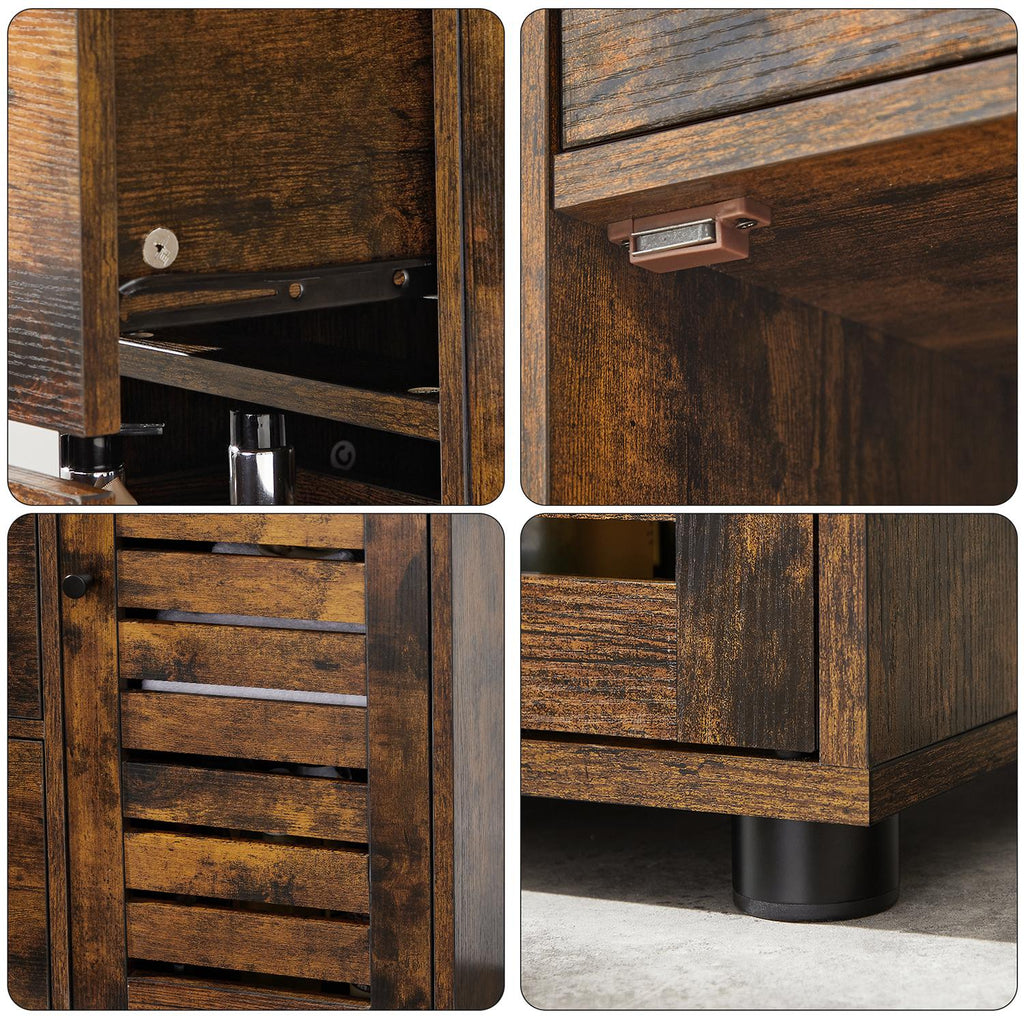 Industriestil Badschrank mit Tür