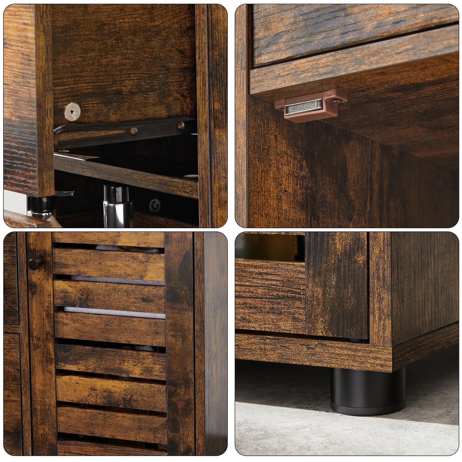 Industriestil Badschrank mit Tür
