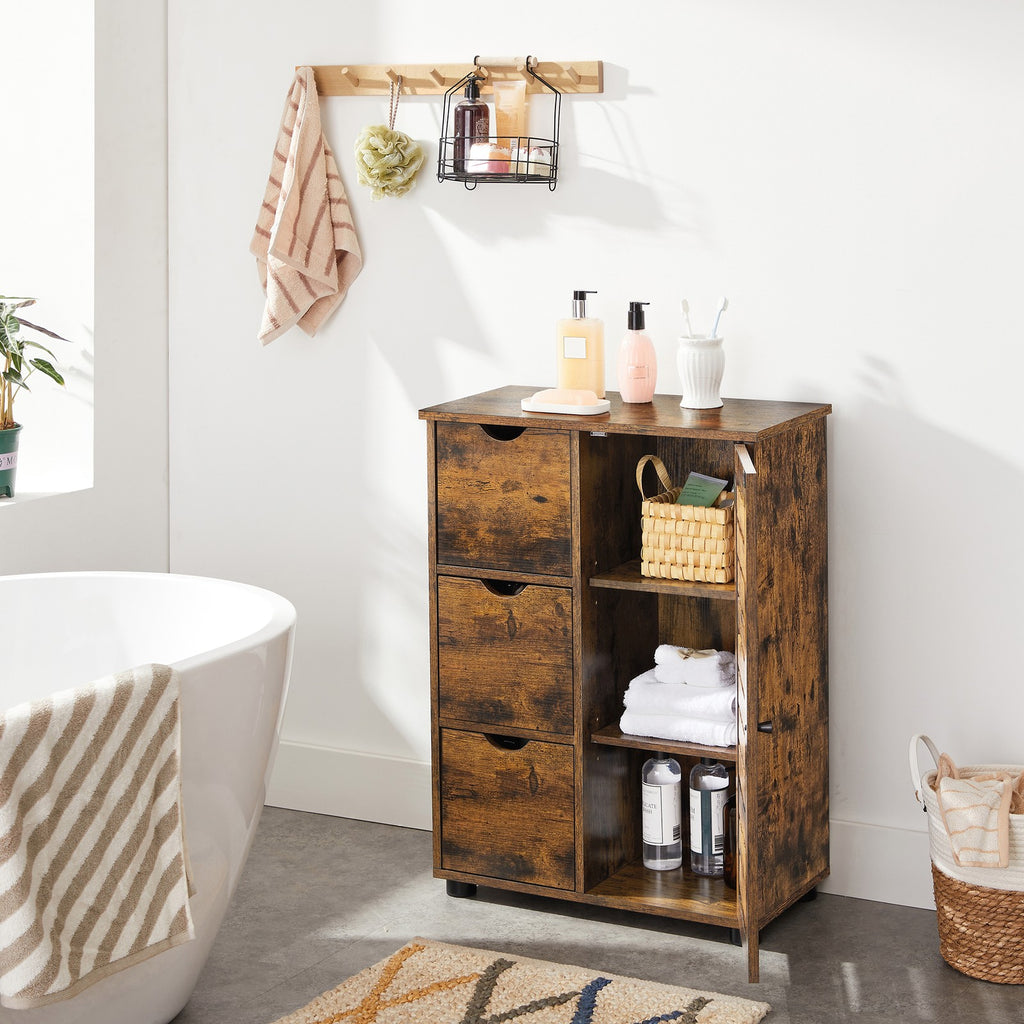 Industriestil Badschrank mit Tür