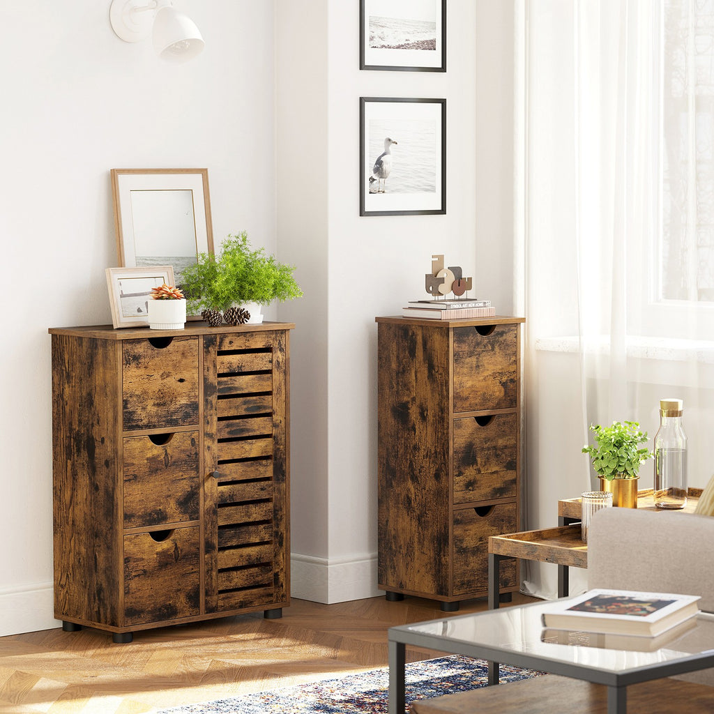 Industriestil Badschrank mit Tür