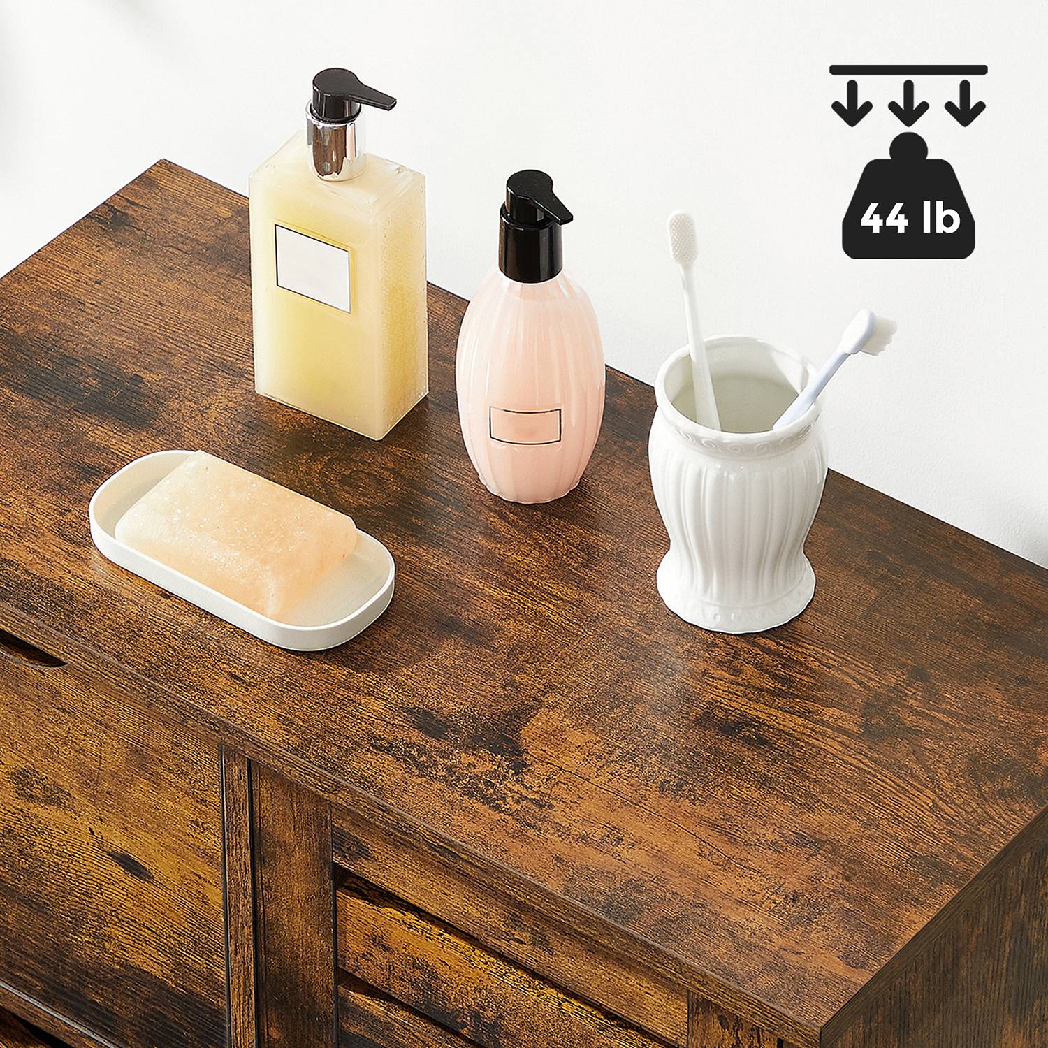 Industriestil Badschrank mit Tür