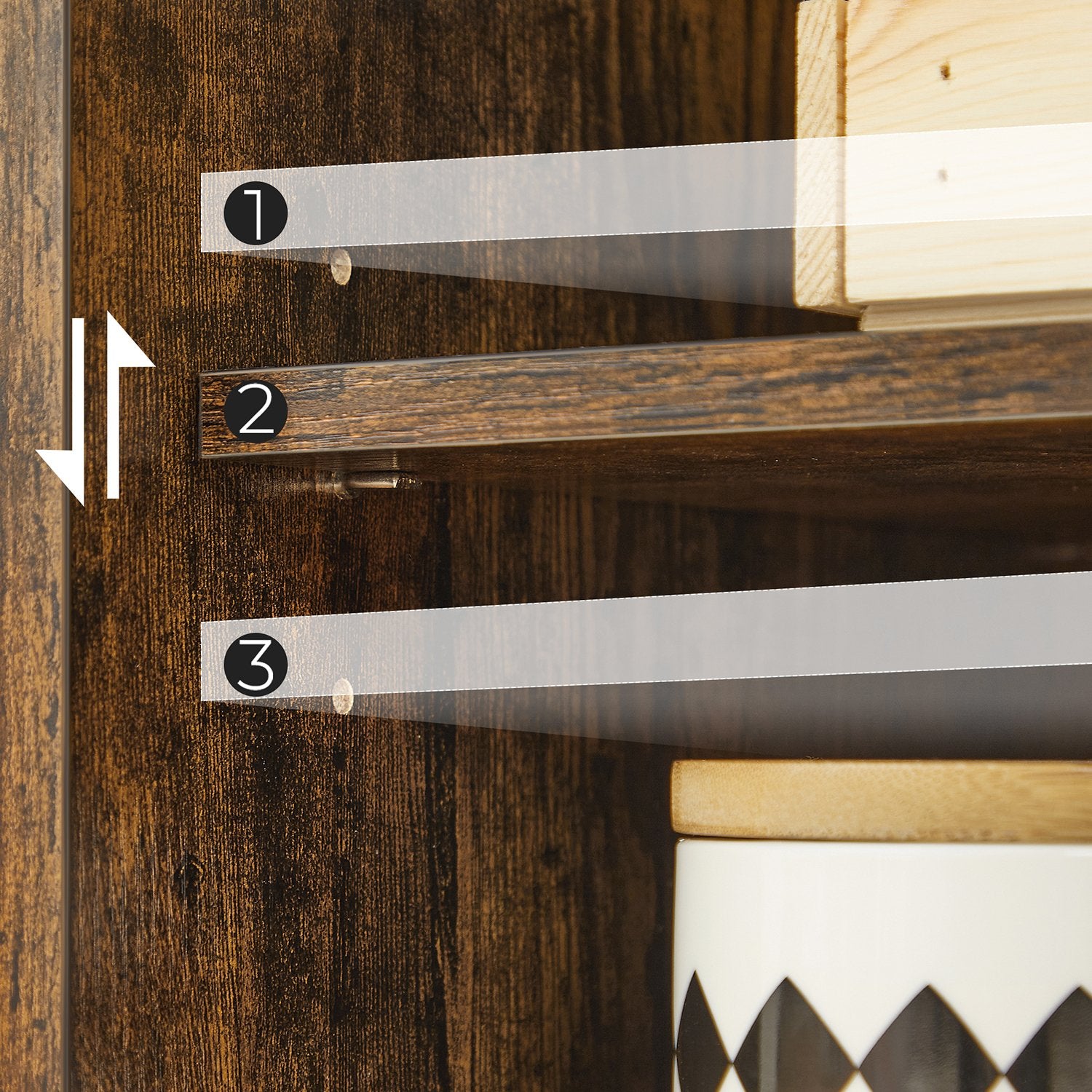 Industriestil Badschrank mit Tür