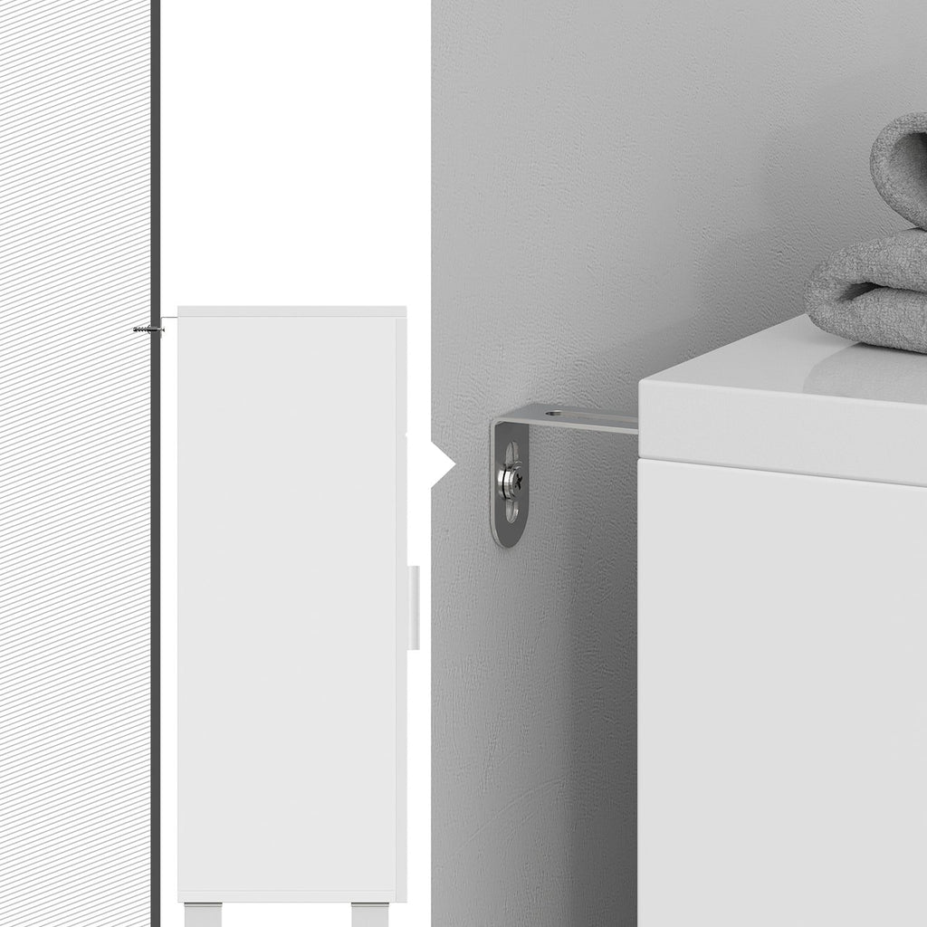 Badezimmerschrank mit verstellbaren Regalebenen