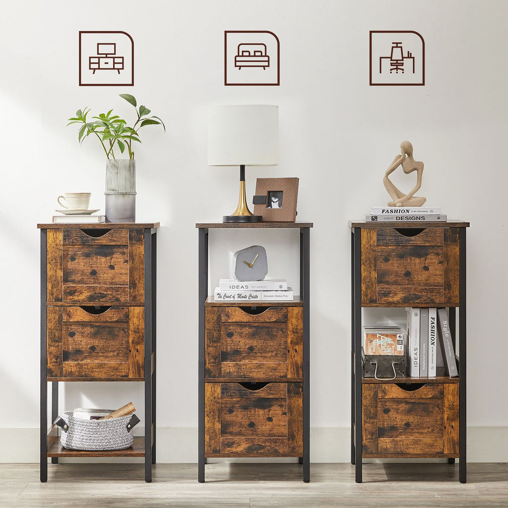 Badschrank mit 2 Schubladen