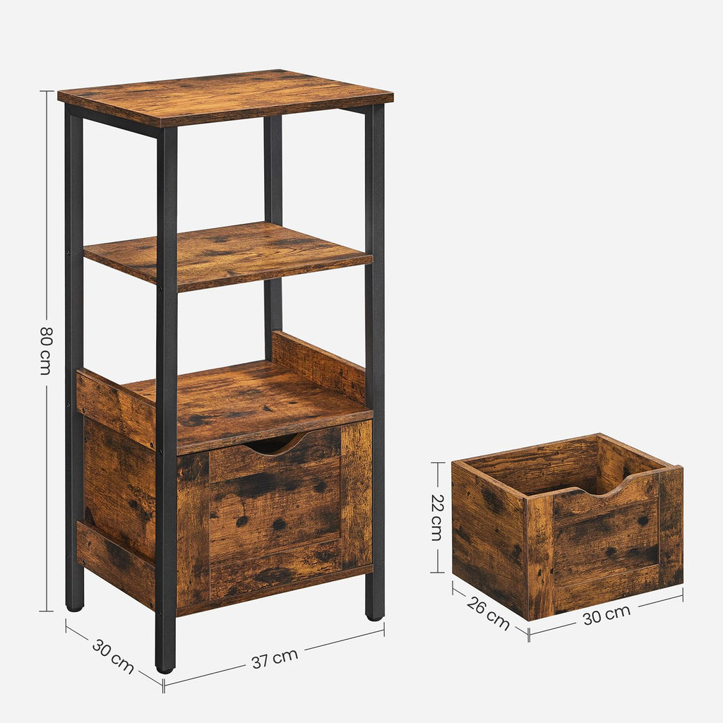 Badschrank mit 2 Schubladen