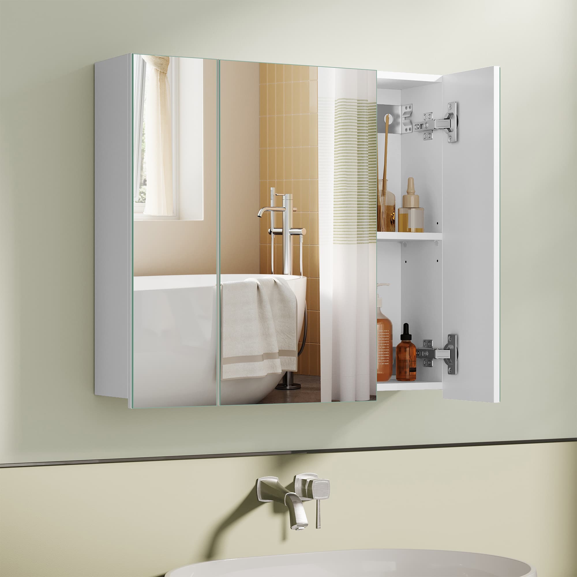 Spiegelschrank weiß