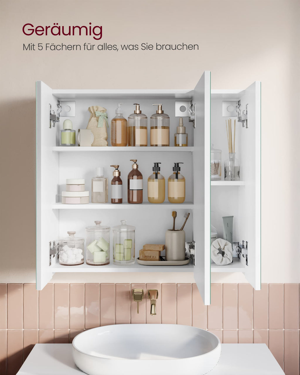 Spiegelschrank weiß