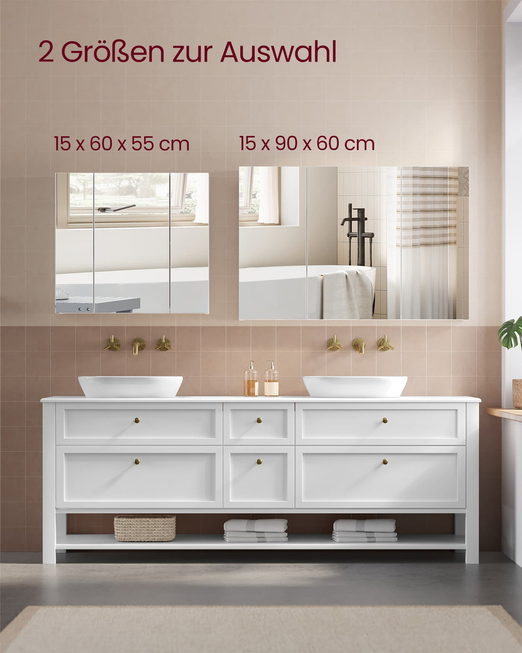 Spiegelschrank weiß