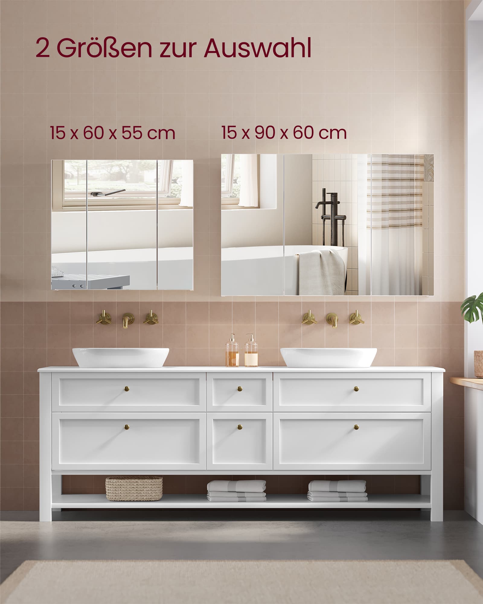 Spiegelschrank weiß