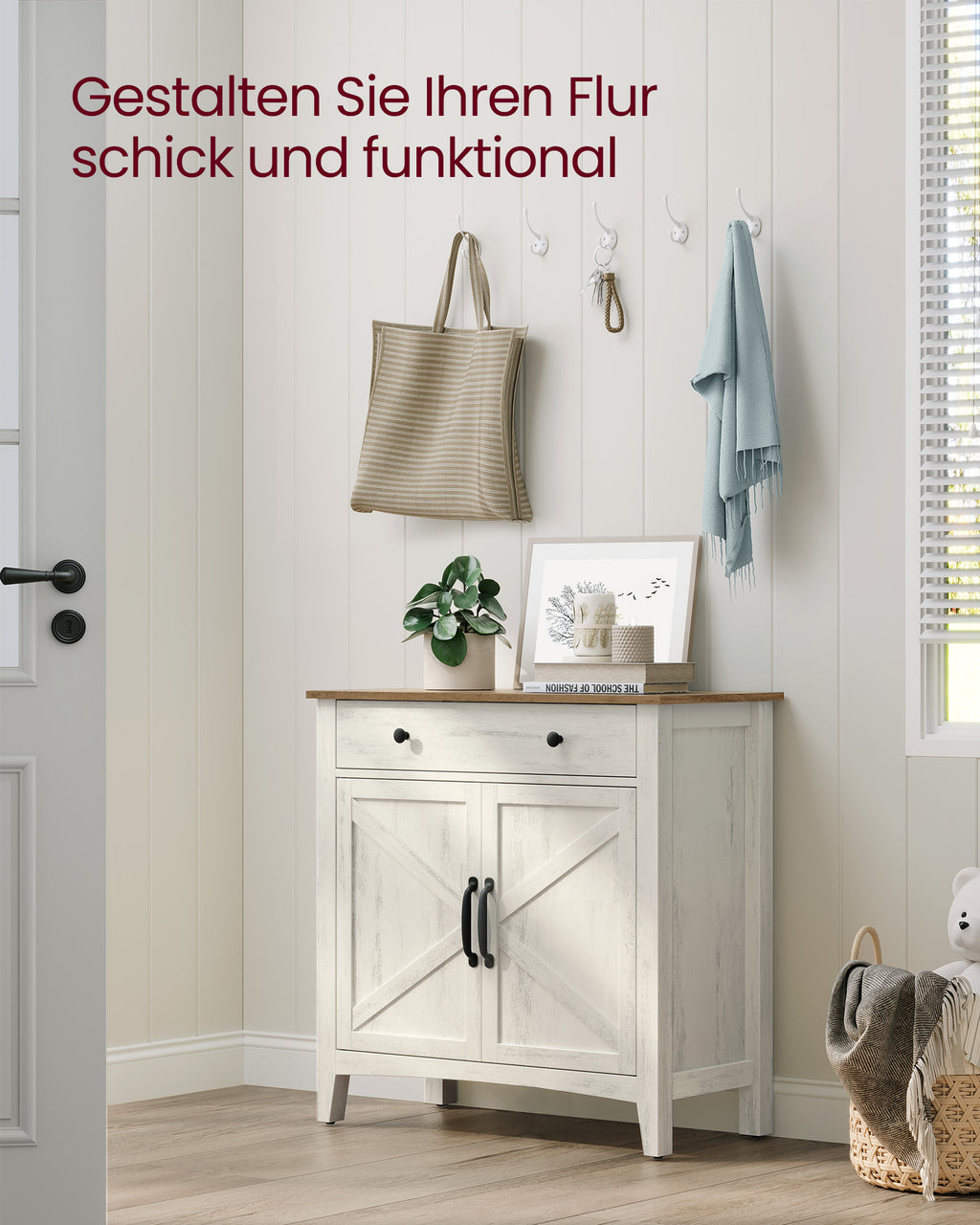 Küchenschrank mit Schubladen und Türen