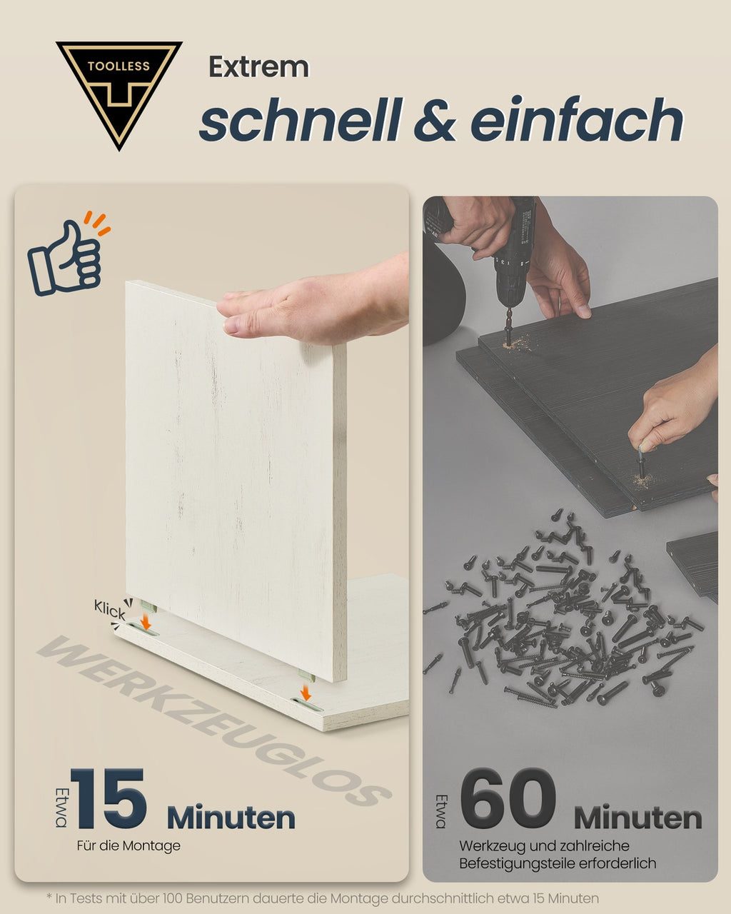 Sideboard mit verstellbaren Ablagen