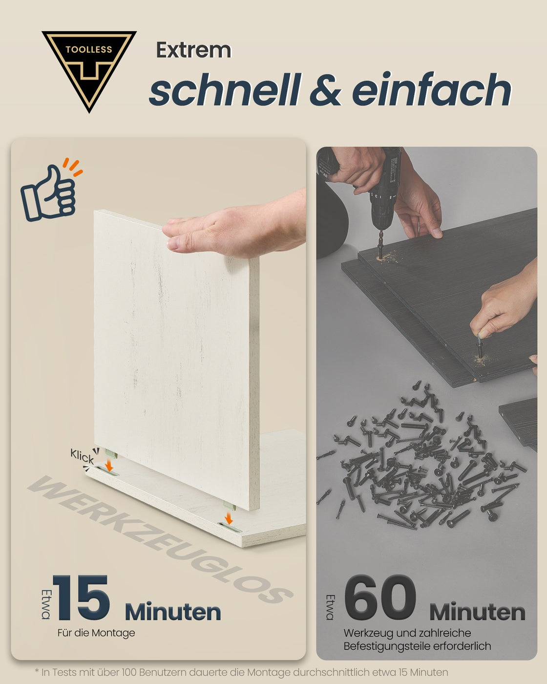 Sideboard mit verstellbaren Ablagen