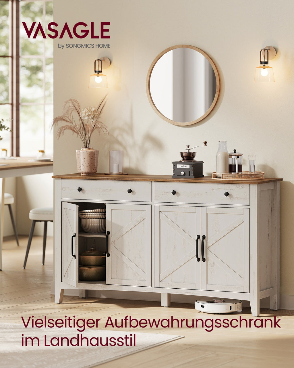 Küchenschrank mit Schubladen 40 x 140 x 80 cm