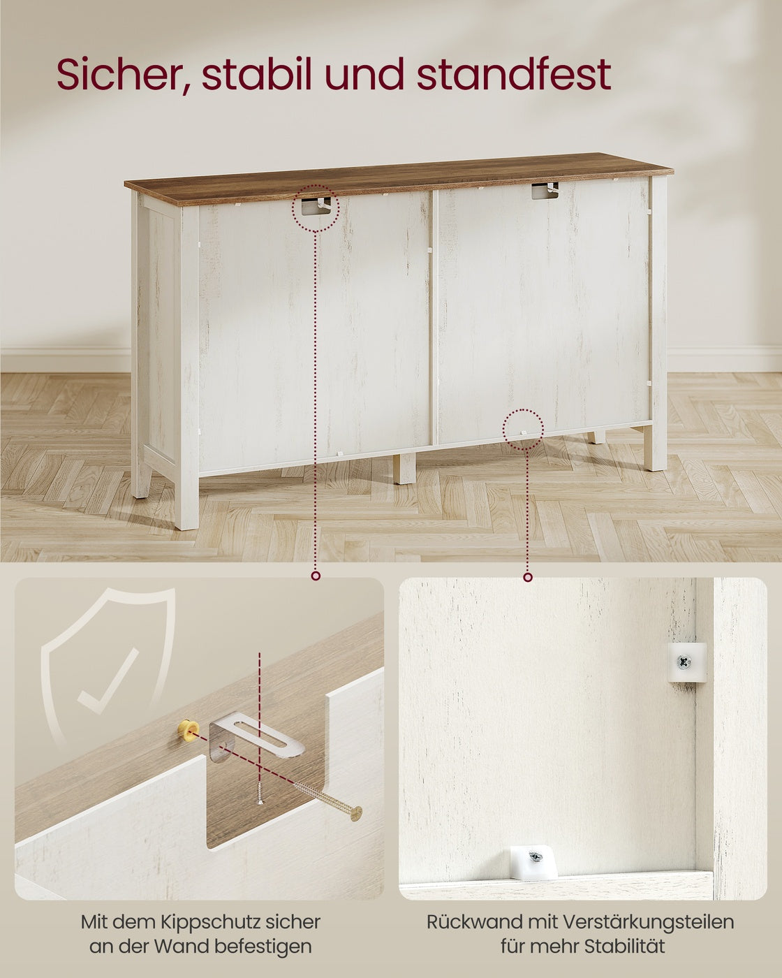 Küchenschrank mit Schubladen 40 x 140 x 80 cm