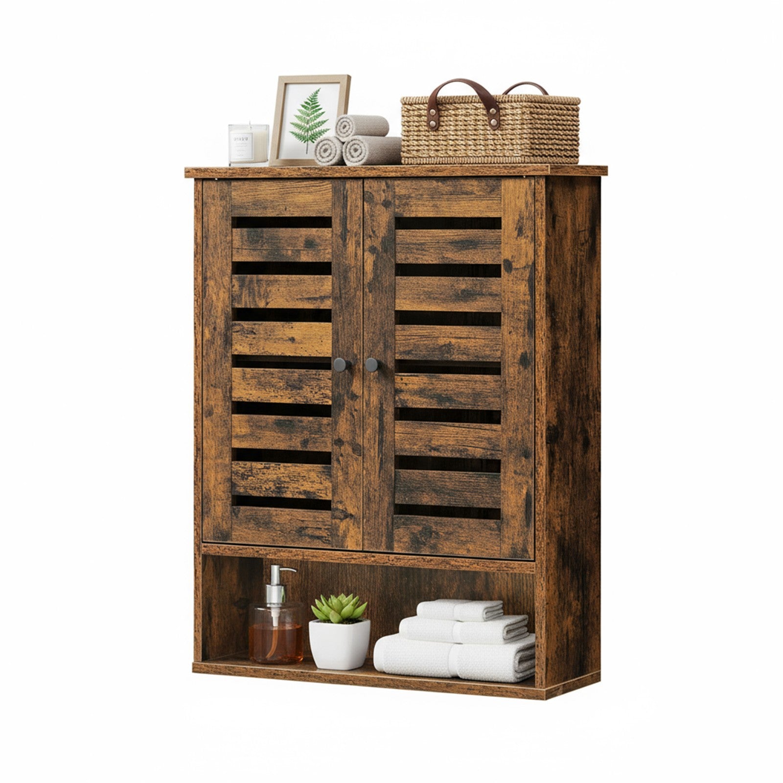Wandschrank, Badezimmerschrank, Vintage-Design