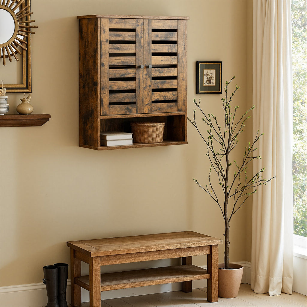 Wandschrank, Badezimmerschrank, Vintage-Design