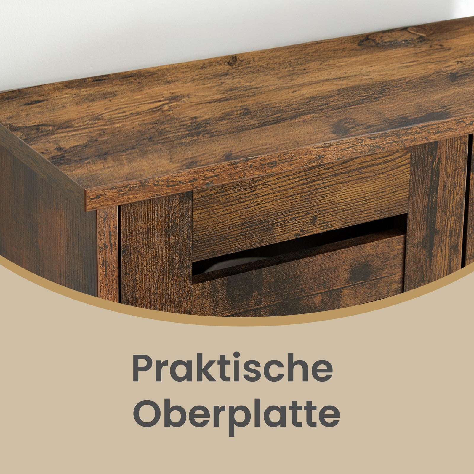 Wandschrank, Badezimmerschrank, Vintage-Design