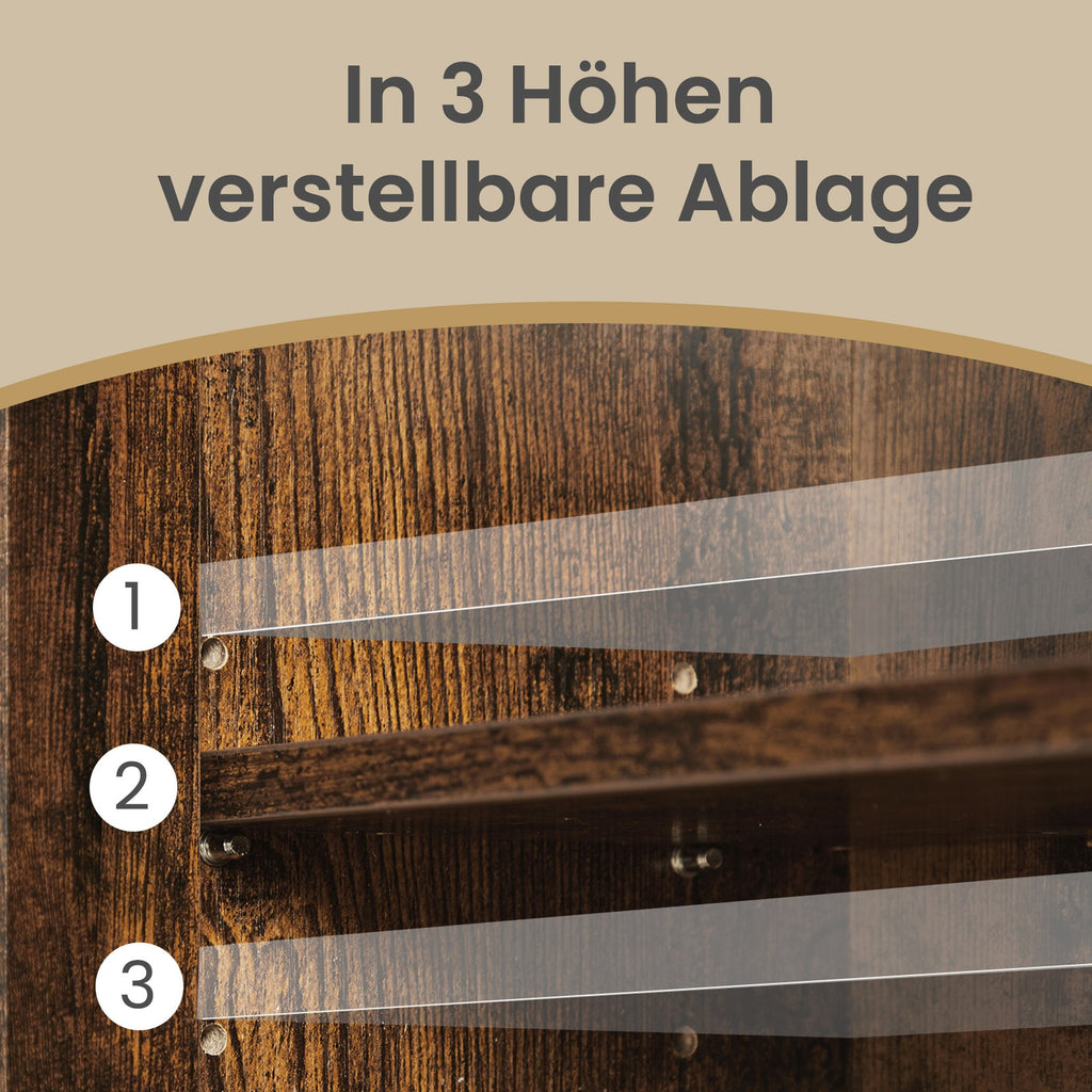 Wandschrank, Badezimmerschrank, Vintage-Design