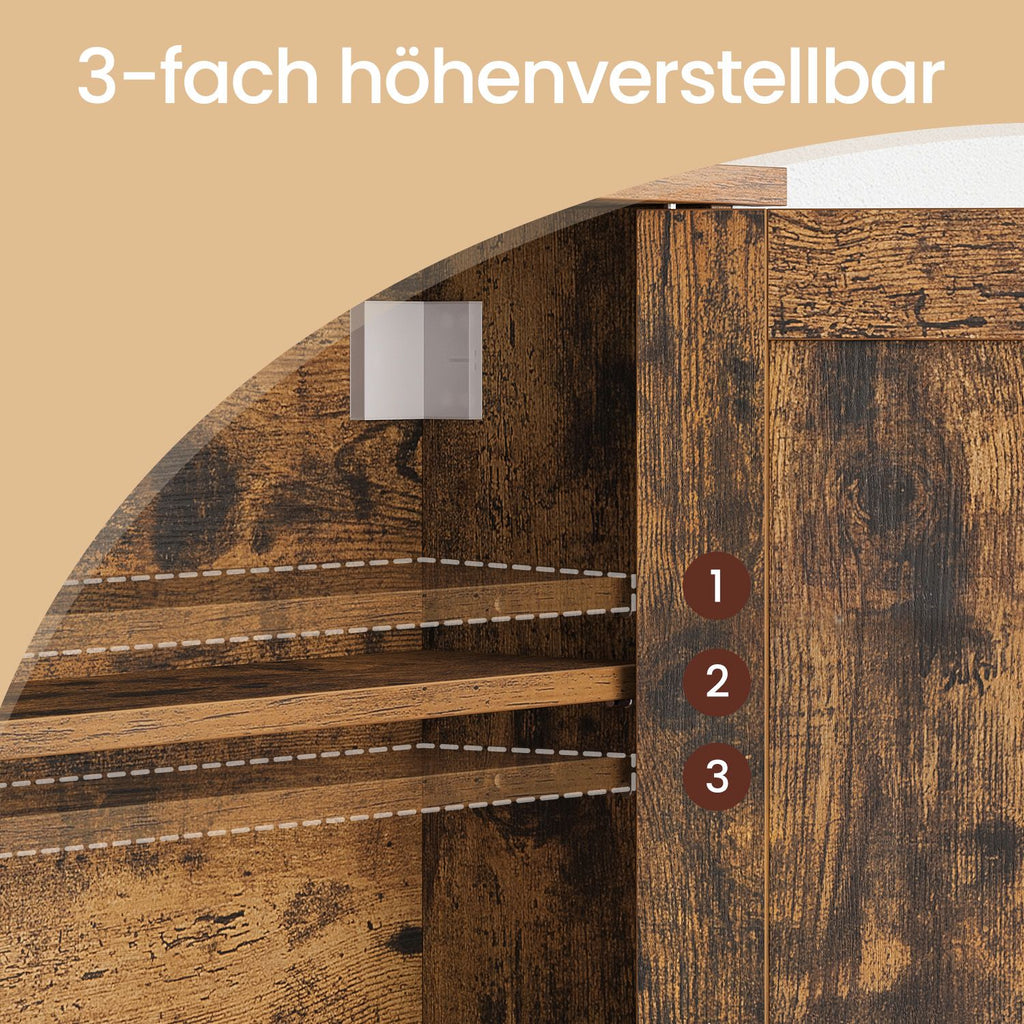 Wandschrank im Badezimmer