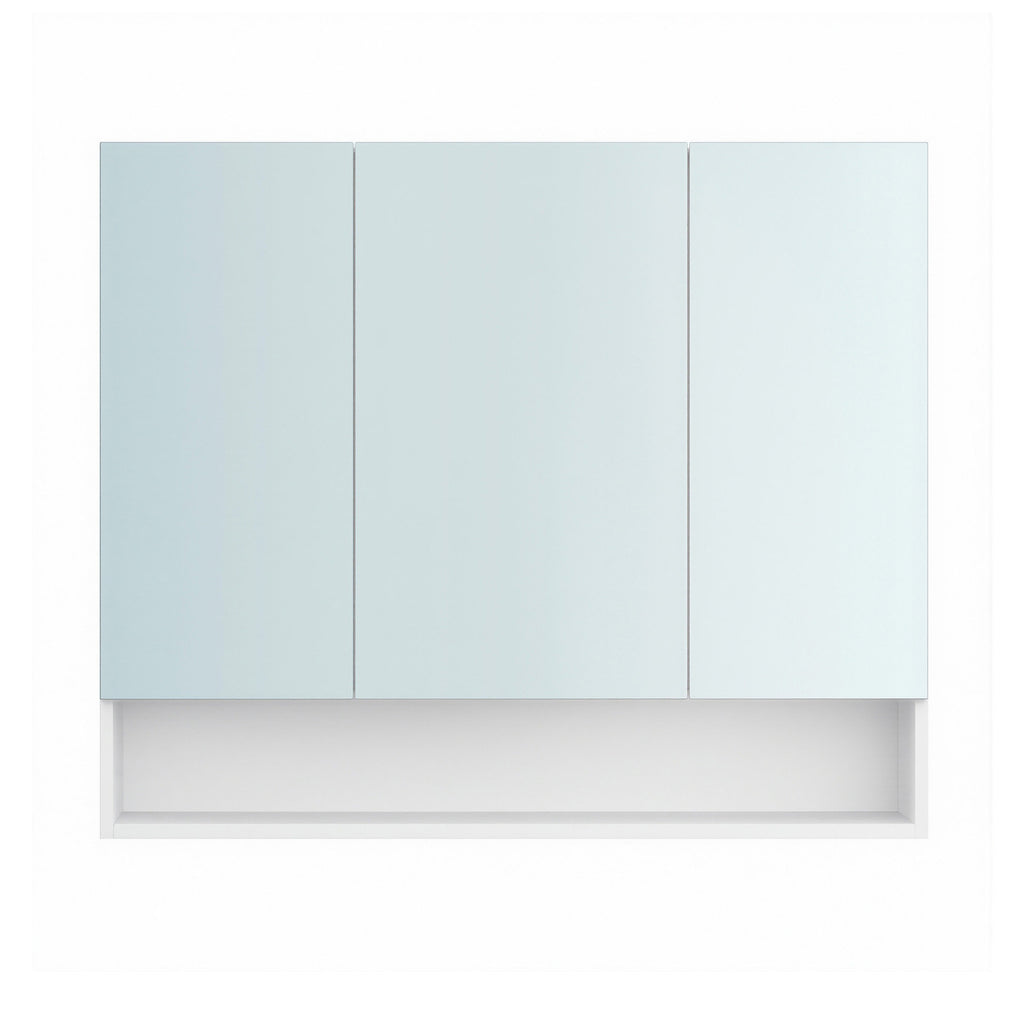 Badezimmerschrank mit 3 Türen, Badschrank, Spiegelschrank