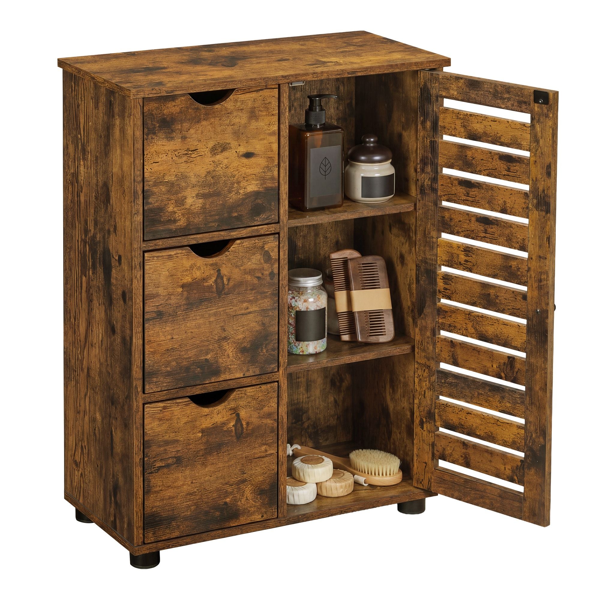 Badezimmerschrank, schmaler Badschrank, Beistellschrank