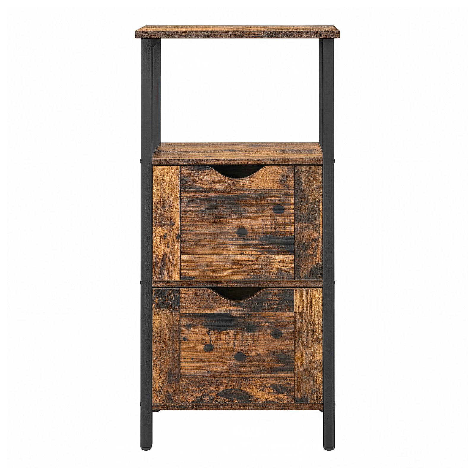 Badschrank, Badregal mit 2 Schubladen, Kommode